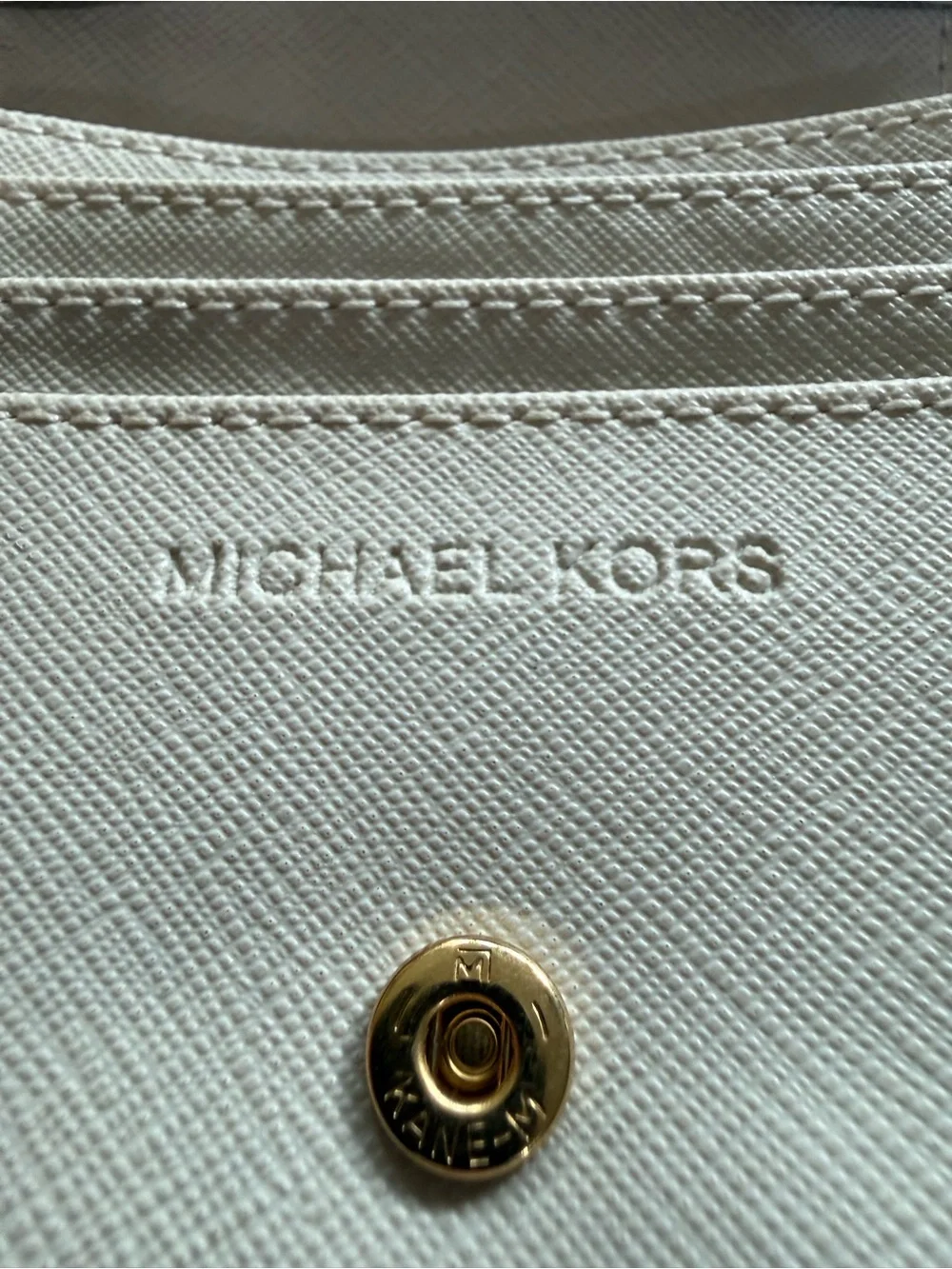 Michael Kors Signature Logo Compact Wallet